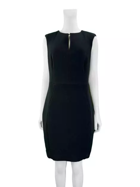 Vestido MNG Liso Preto