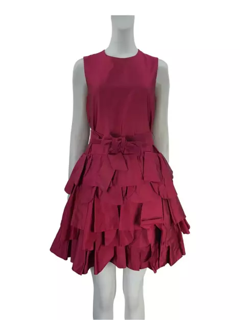 Vestido Moschino Seda Vermelho
