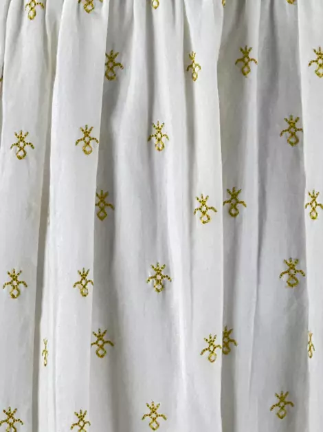 Vestido Nammos Bordado Off White