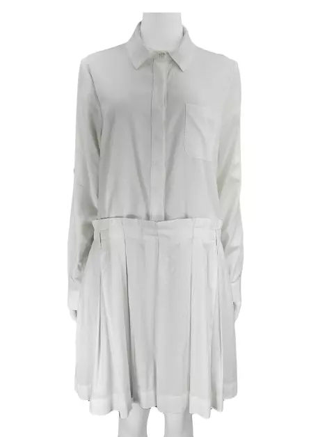 Vestido Olympiah Pregas Brancas