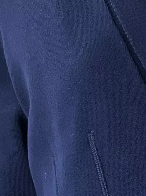 Vestido Oscar de la Renta Manga Longa Azul