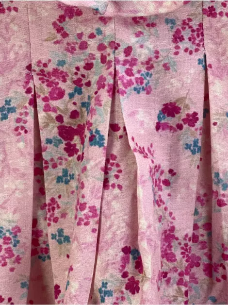 Vestido Paola Bimbi Rosa Floral