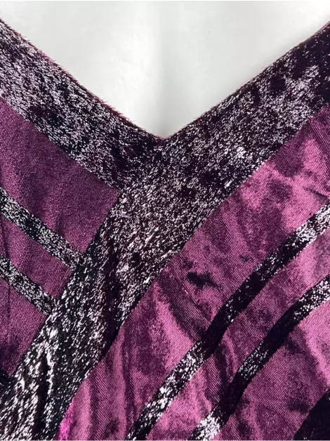 Vestido Parker Veludo Bordô