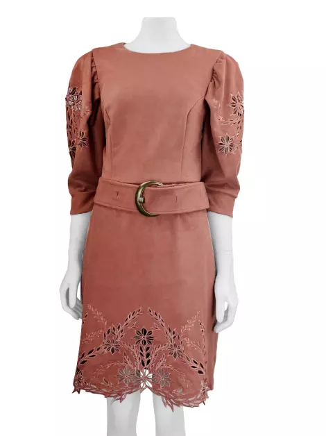 Vestido PatBo Bordado Rose