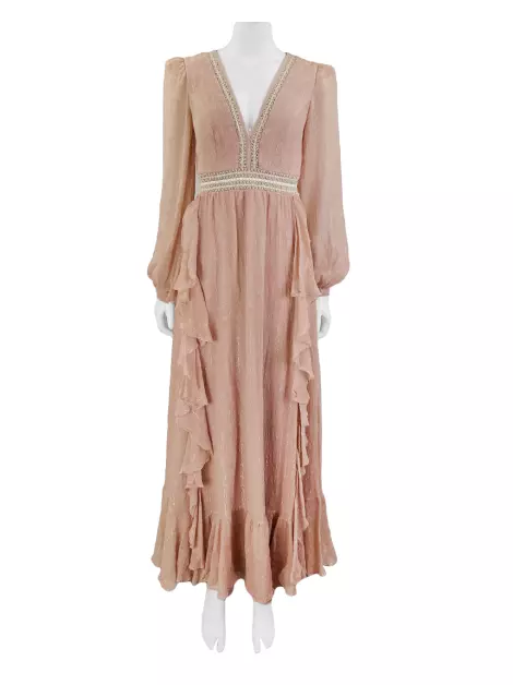 Vestido PatBo Texturizado Rosa