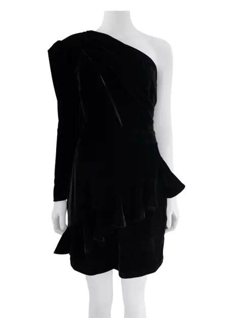 Vestido PatBo Veludo Preto