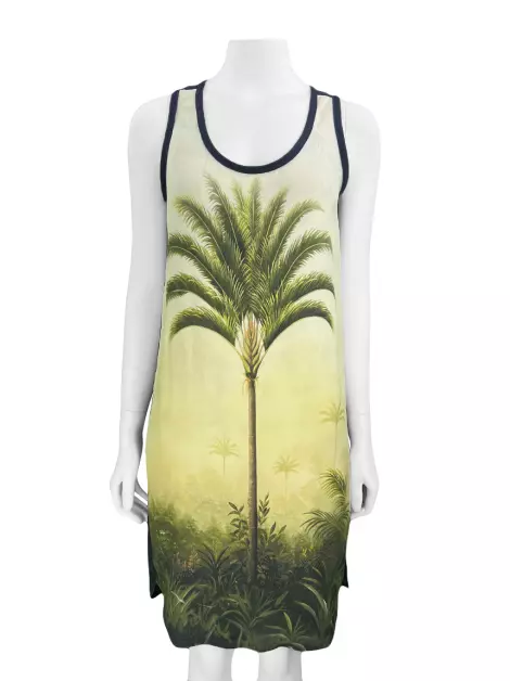 Vestido Pedro Lourenço Tecido Estampado