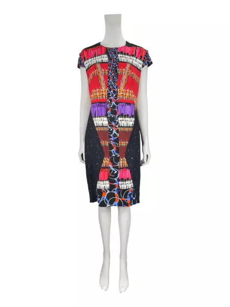 Vestido Peter Pilotto Estampado Preto