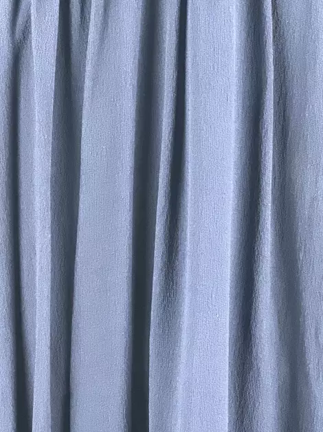 Vestido Pynablu Seda Azul Marinho