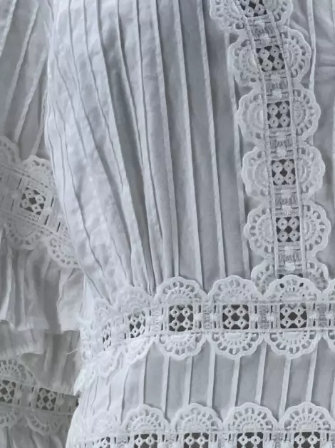 Vestido Raissa Brand Midi Branco