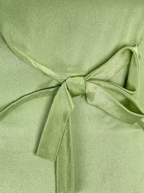 Vestido Reinaldo Lourenço Acetinado Verde