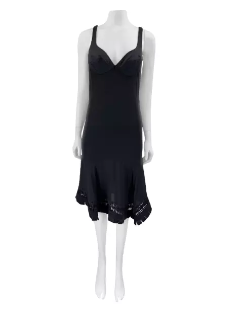 Vestido Reinaldo Lourenço Curto Preto