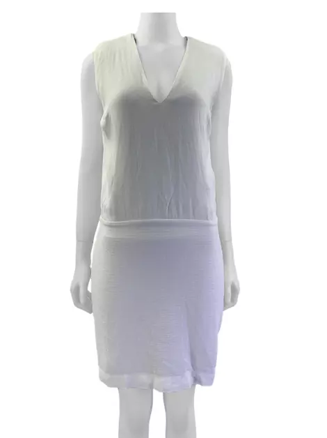 Vestido Ricardo Almeida Curto Branco