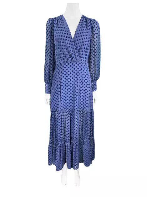 Vestido Rixo Tecido Azul