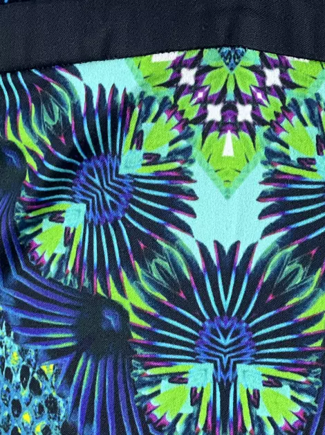 Vestido Roberto Cavalli Curto Estampado