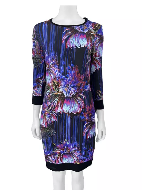 Vestido Roberto Cavalli Tecido Estampado