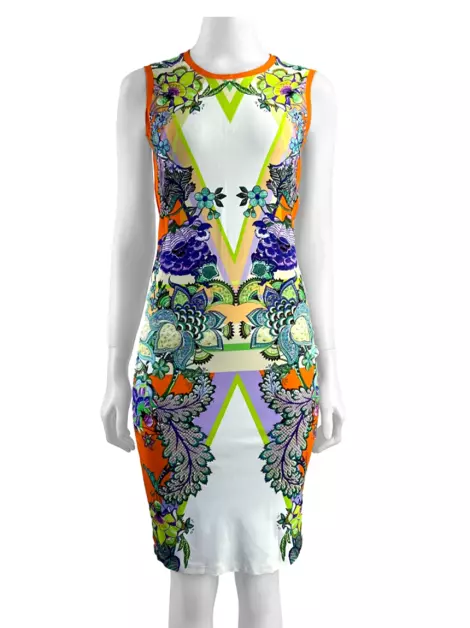 Vestido Roberto Cavalli Tecido Estampado