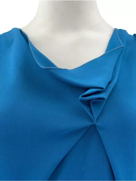 Vestido Roland Mouret Curto Azul