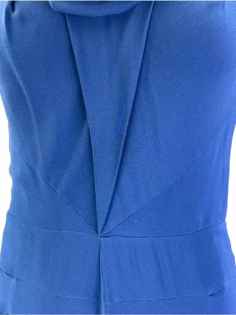 Vestido Roland Mouret Midi Azul