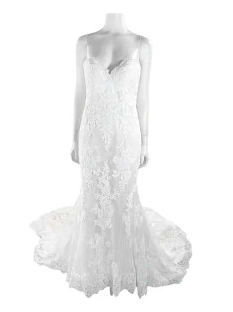 Vestido Rosa Clará Bordado Branco