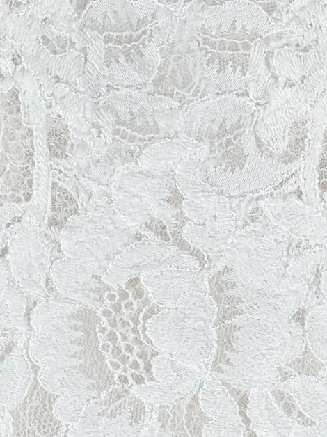 Vestido Rosa Clará Bordado Branco