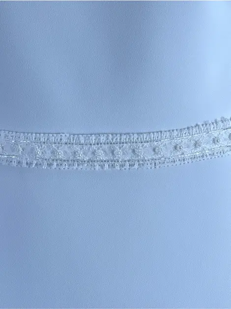 Vestido Rosa Clará Tecido Branco