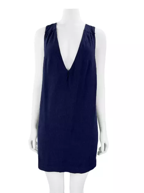 Vestido Salinas Tecido Azul