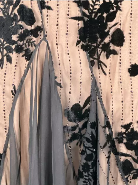 Vestido Sandro Barros Tecido Preto