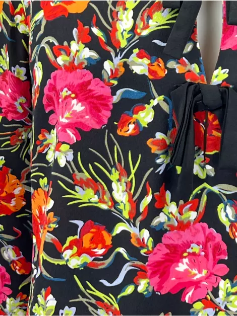 Vestido Sandro Curto Florido