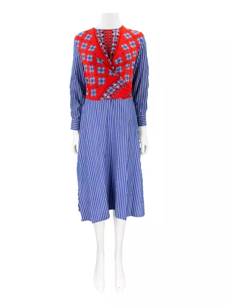 Vestido Sandro Midi Estampada