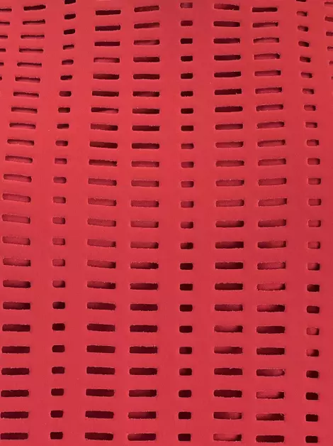 Vestido Sandro Vazado Vermelho