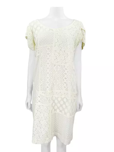 Vestido See By Chloé Rendado Bege