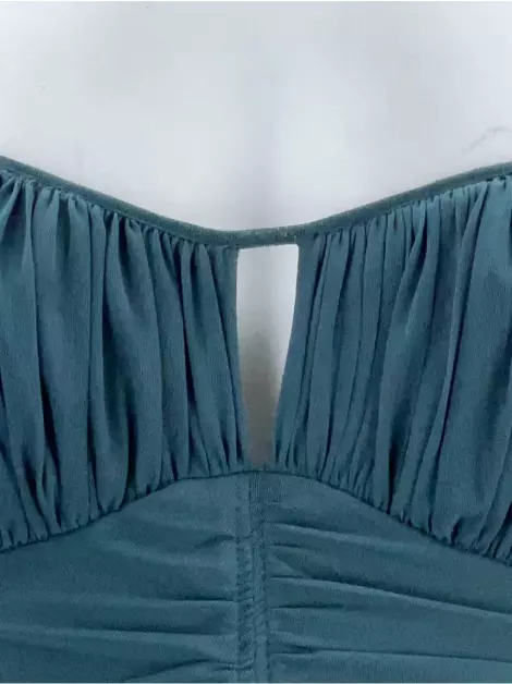 Vestido Self-Portrait Slate Verde