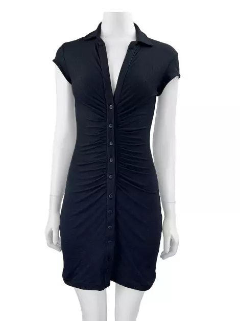 Vestido Sofia Texturizado Preto