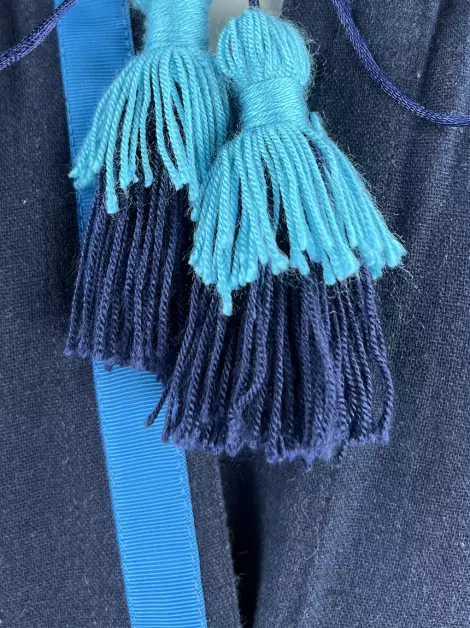 Vestido Sohoostyle Tecido Azul