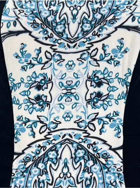Vestido Sportmax Floral Preto