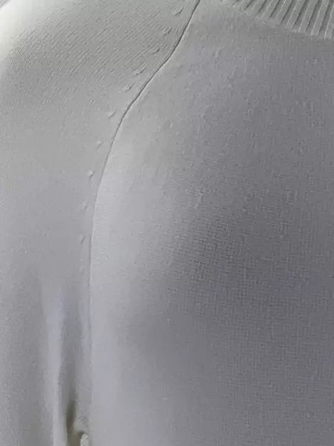 Vestido Sportmax Manga Longa Branco