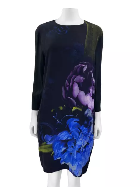 Vestido Sportmax Manga Longa Preto