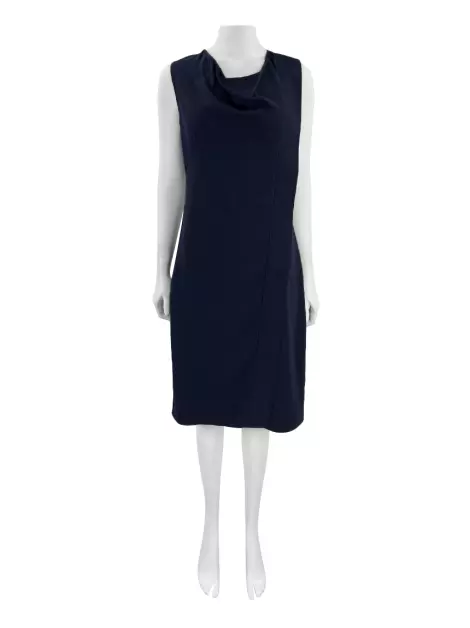 Vestido Sportmax Tecido Azul