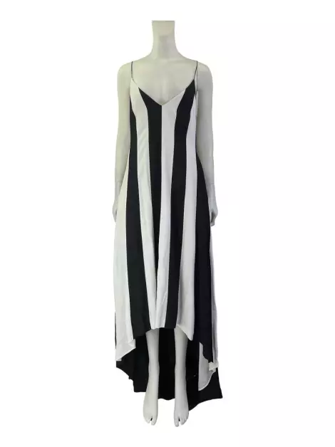 Vestido Sportmax Tecido Listrado