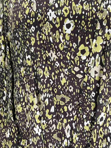 Vestido Stefanel Seda Estampada