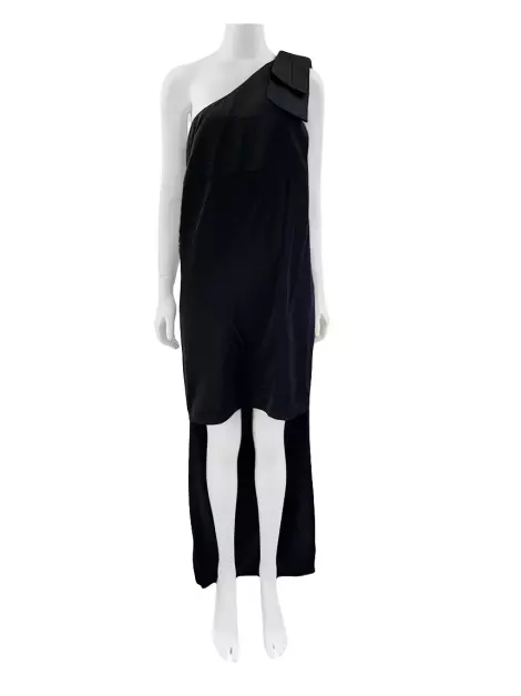 Vestido Stella Mccartney Assimétrico Preto