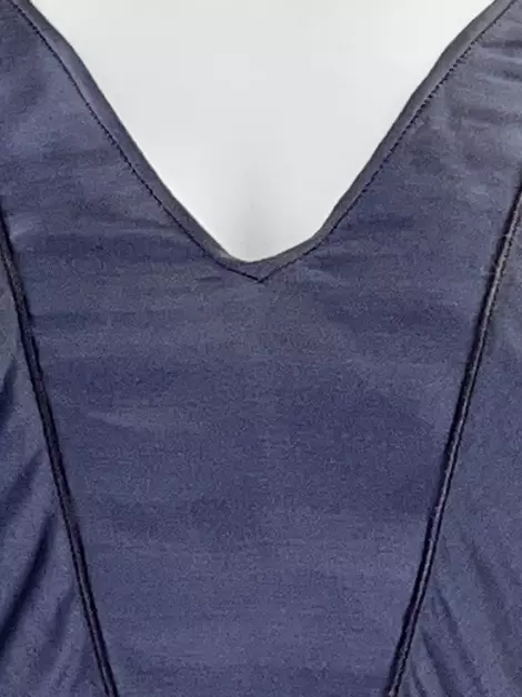 Vestido Stella Mccartney Pespontos Roxo