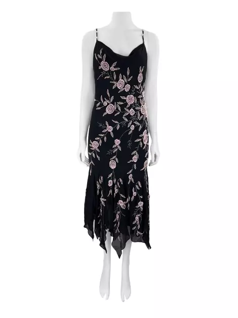 Vestido Sue Wong Seda Bordada