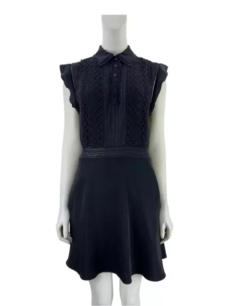 Vestido The Kooples Curto Preto