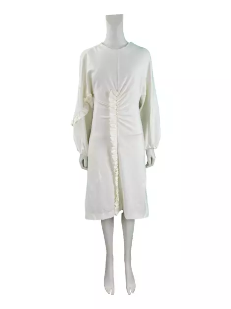 Vestido Tibi Tecido Branco