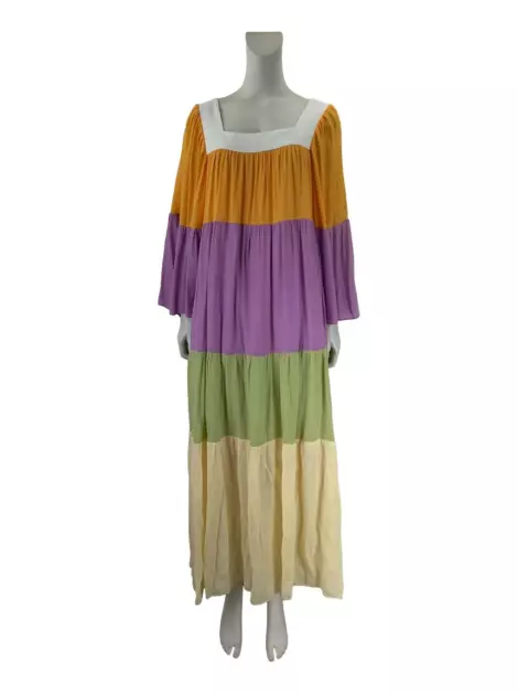 Vestido Tig Longo Multicolor