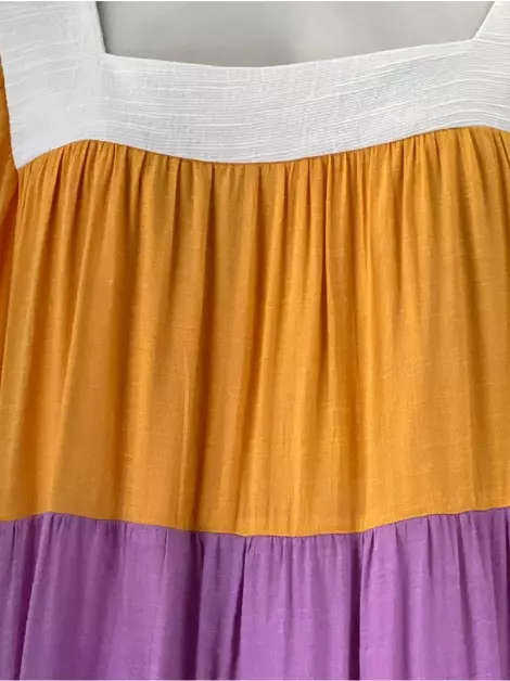 Vestido Tig Longo Multicolor