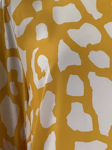 Vestido Tig Onça Amarelo