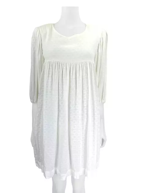 Vestido Tig Tecido Off-White